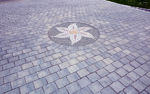 Granit Intarsie - Blume